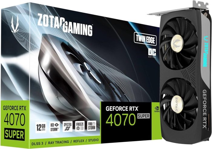 RTX 4070 Super 12GB Zotac Twin Edge OC GDDR6X