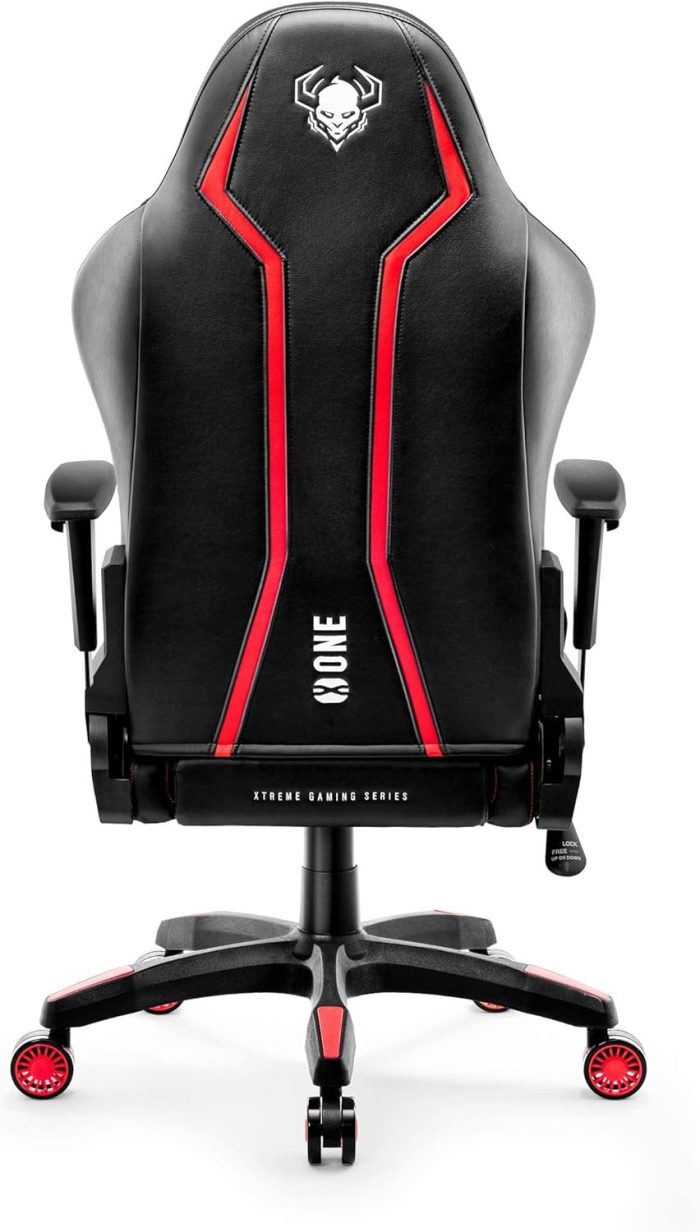 Diablo X-One 2.0 Fotel Gamingowy Krzesło Biurowe Dla Gracza Obrotowy Regulowane Podłokietniki Ekoskóra Ergonomiczny Design