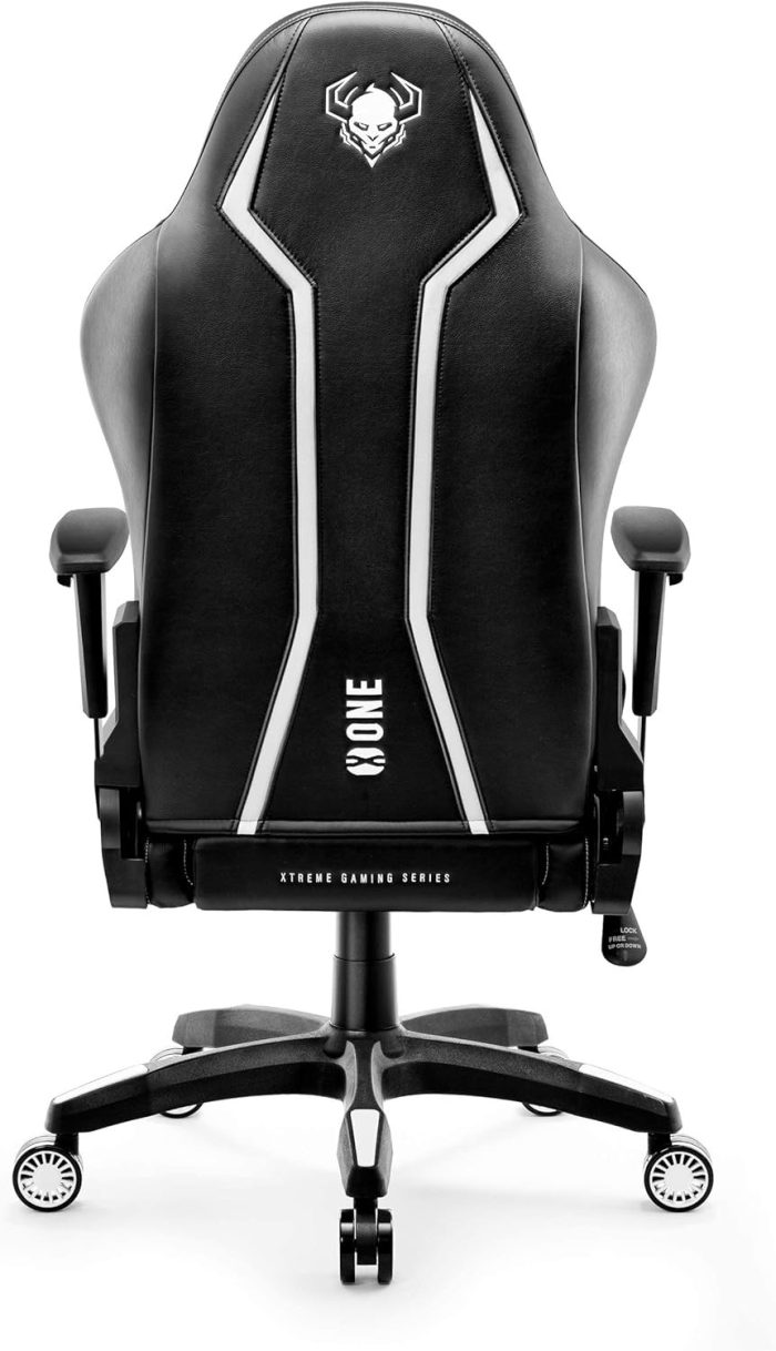 Diablo X-One 2.0 Fotel Gamingowy Krzesło Biurowe Dla Gracza Obrotowy Regulowane Podłokietniki Ekoskóra Ergonomiczny Design