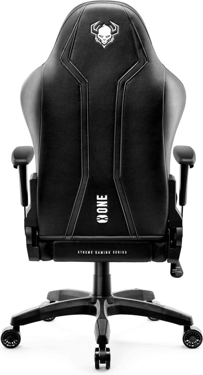 Diablo X-One 2.0 Fotel Gamingowy Krzesło Biurowe Dla Gracza Obrotowy Regulowane Podłokietniki Ekoskóra Ergonomiczny Design