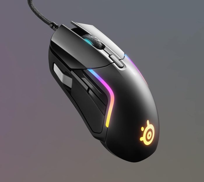 SteelSeries Rival 3 Wireless Mysz do gier - Ponad 400 godzin żywotności baterii - Technologia Dual Wireless 2.4 GHz i Bluetooth