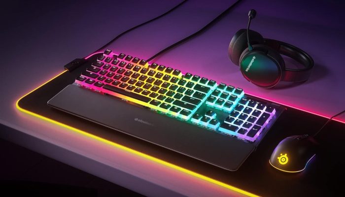 SteelSeries PrismCaps – Nakładki na klawisze Double Shot PBT – Wytrzymałe termoplastyczne nakładki PBT – Kompatybilne z