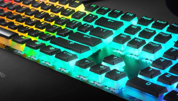 SteelSeries PrismCaps – Nakładki na klawisze Double Shot PBT – Wytrzymałe termoplastyczne nakładki PBT – Kompatybilne z