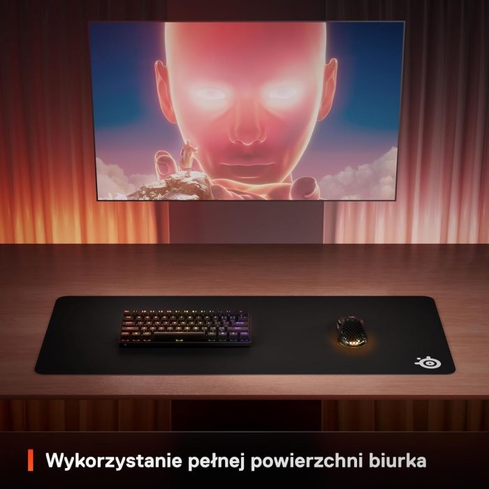 SteelSeries QcK XXL podkładka pod mysz do gier – tkanina XXL – doskonałe śledzenie ruchów i stabilność – podkładka esportowa –