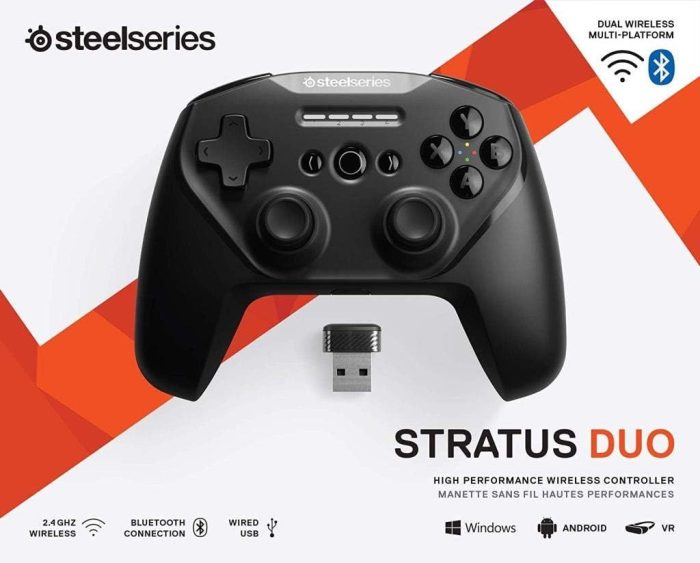 SteelSeries Kontroler Nimbus+ - Sprawniejsze działanie na wszystkich urządzeniach Apple