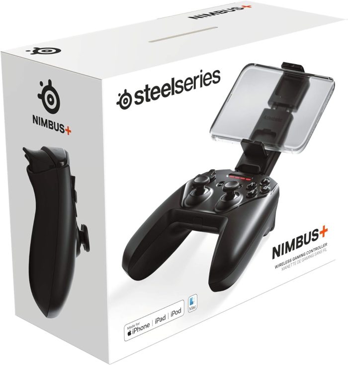 SteelSeries Kontroler Nimbus+ - Sprawniejsze działanie na wszystkich urządzeniach Apple